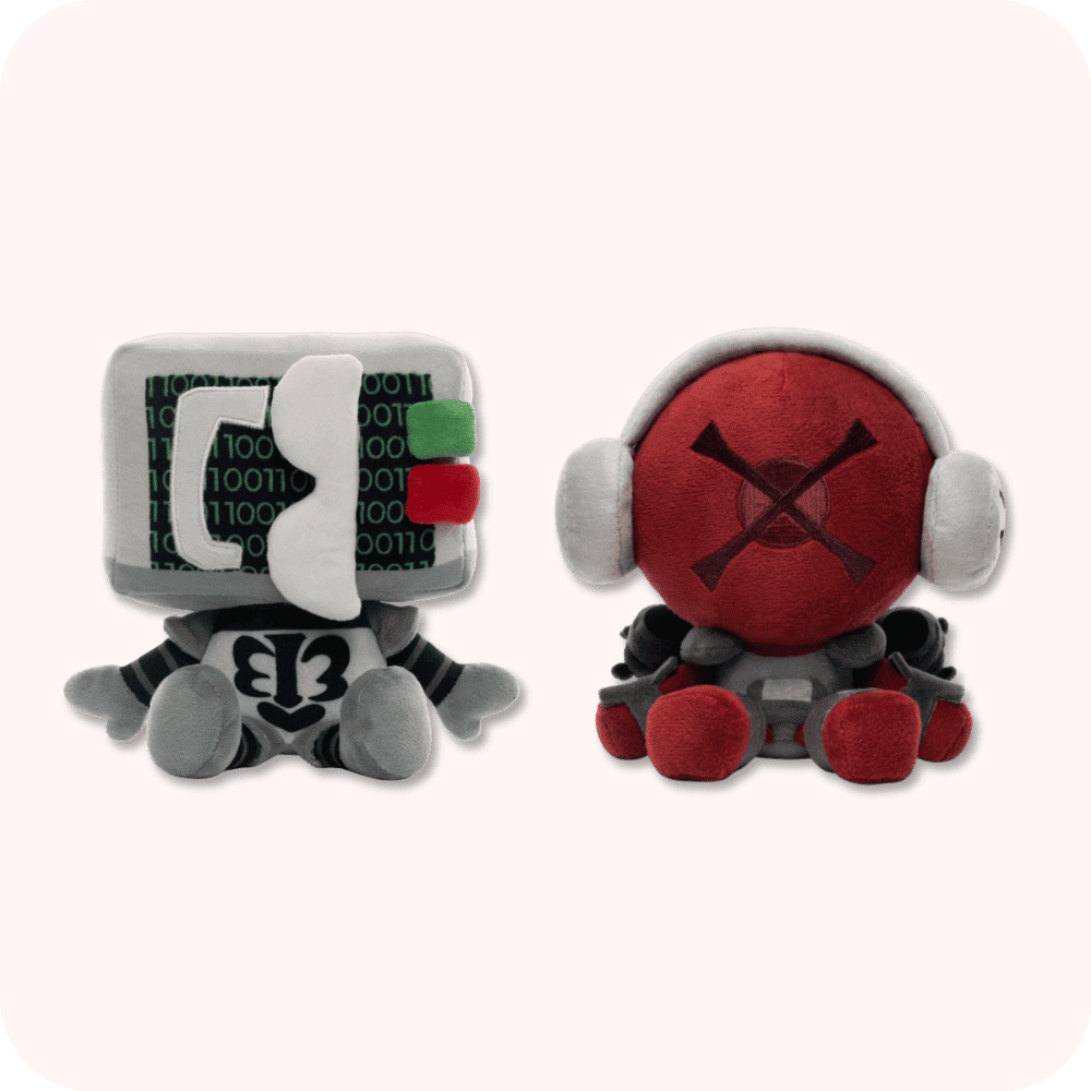 Badware And Killdroid Plush Badware And Killdroid Plush